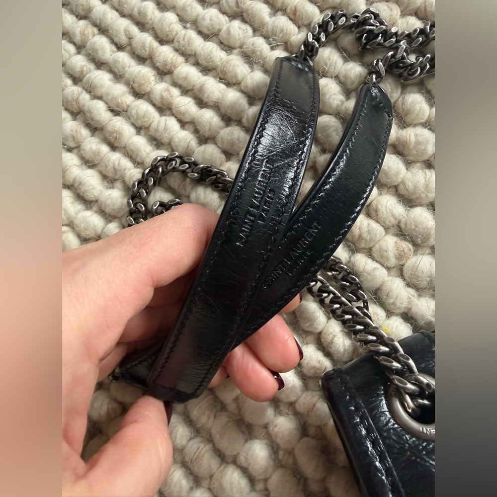Saint Laurent Niki baby in vintage leather - Picture 2 of 10